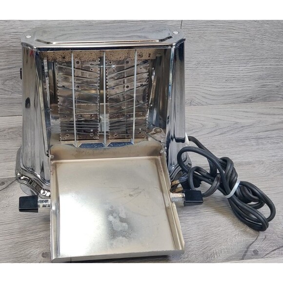 Vintage Toaster SON-CHIEF Series 680 Chrome 2 Slice Works Streamline MCM - Picture 3 of 13